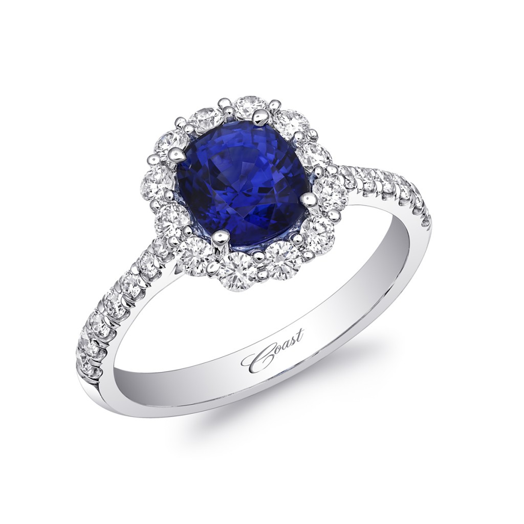 sapphire colored stone ring 