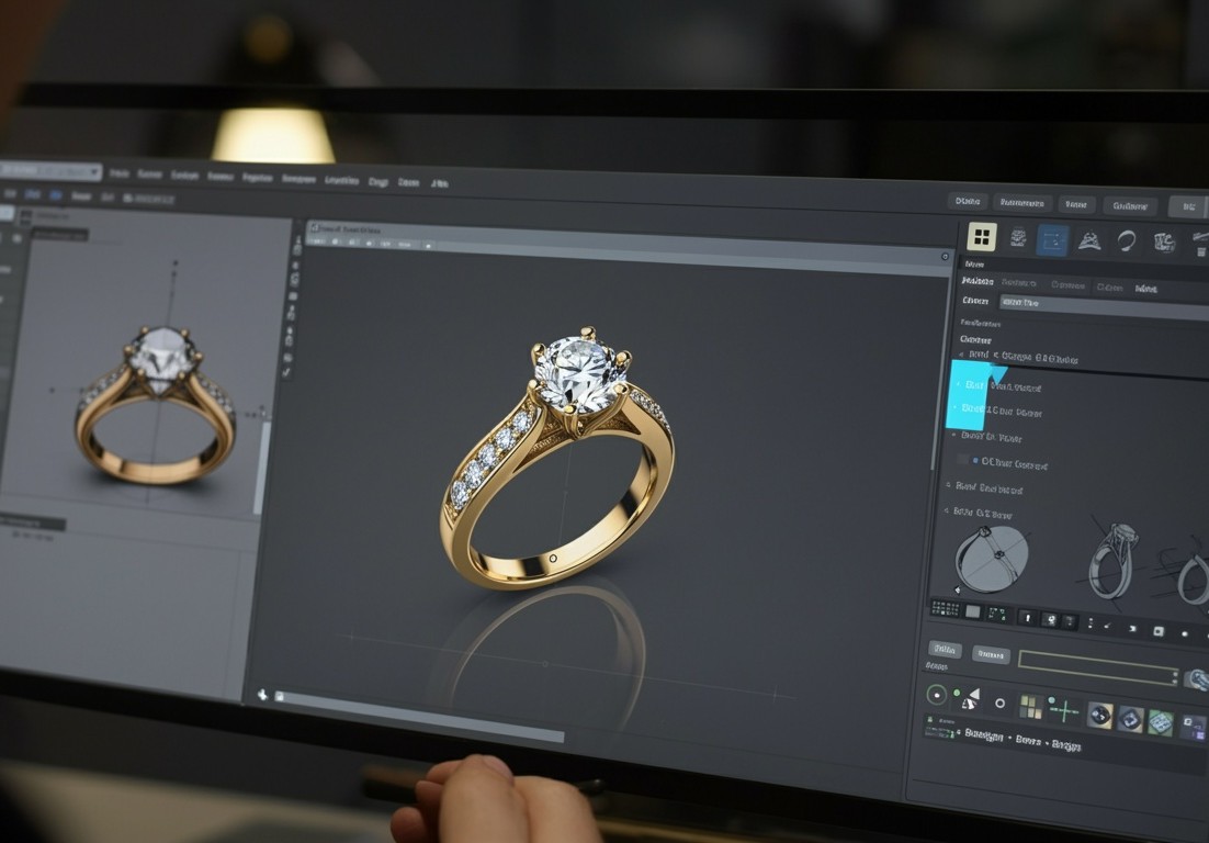 Image of a CAD Jewelry Design